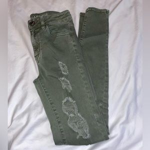 American Eagle jeans army green